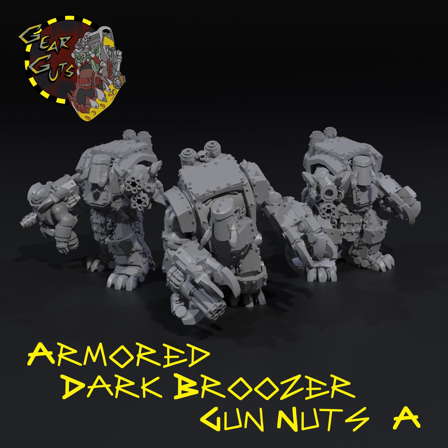 Armored Dark Broozer Gun Nuts A