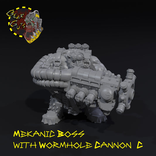 Mekanic boss with Wormhole Cannon C