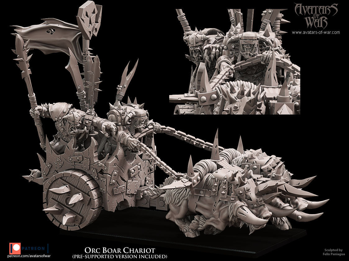 Orc Boar Chariot