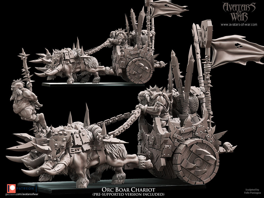 Orc Boar Chariot